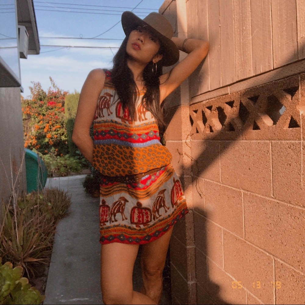 Tribal mood vintage dress🤞🏽